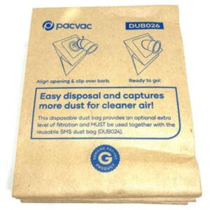 Pacvac VELO Paper Dust Bags (Pack 10)