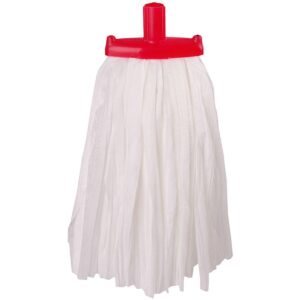 Excel Prairie 197g Stubby BIG WHITE Kentucky Mop - Red