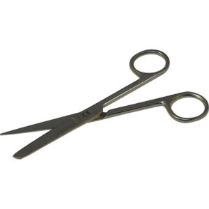 First Aid Scissors, stainless steel, blunt/sharp ends 12.7cm