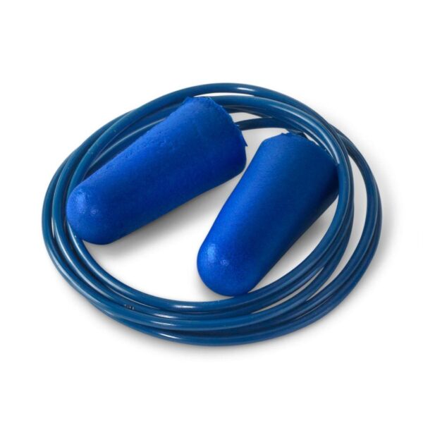 QED CORDED BLUE DETECTABLE EAR PLUG 20dB (1x200)