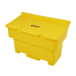 RW0005-Y-Y 210L HD Stackable Grit Bin - Yellow Bin / Yellow Lid