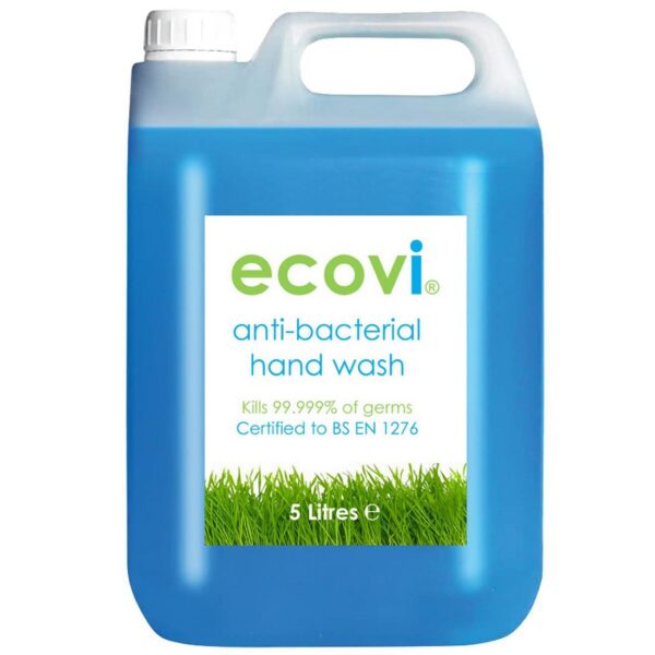 S7.5L ecovi® AQUA Anti-Bac Hand Soap 5L Bulk Bottle