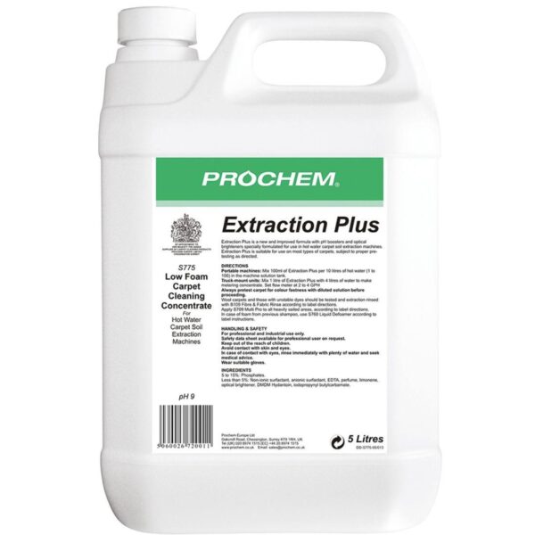 S775-05 Prochem EXTRACTION PLUS Carpet Detergent -5L