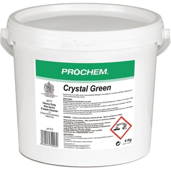 S777-04 Prochem CRYSTAL GREEN Carpet Powder-4kg