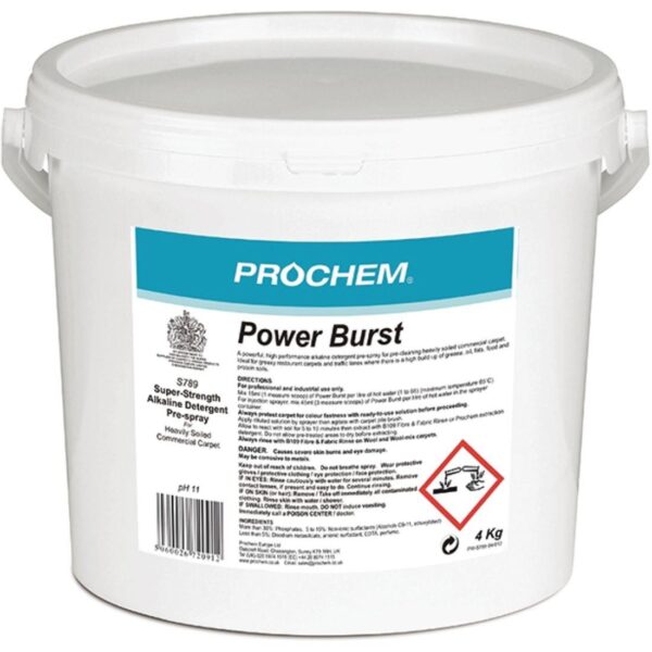 S789-04 Prochem POWER BURST Carpet Prespray -4kg