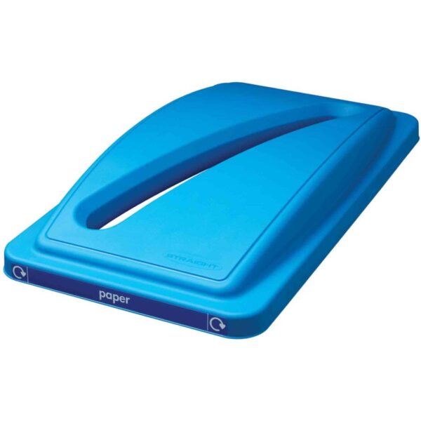 SLB-PLIDBLU Paper Recycling Lid, Blue (for Slimline Bins)