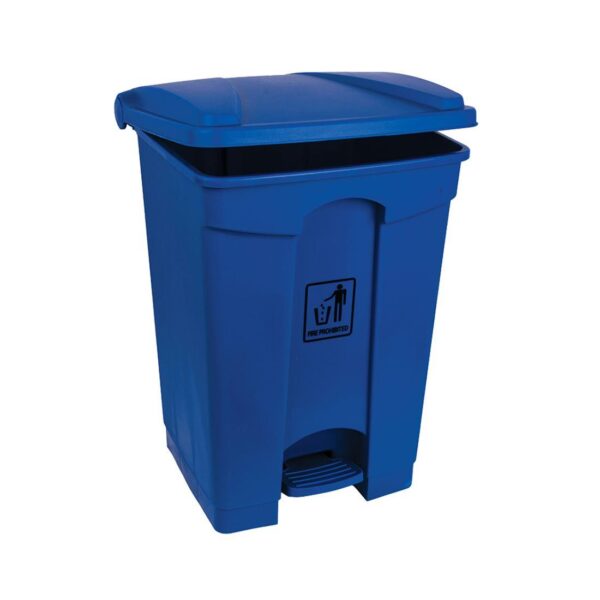 SO-1245-BL STEP-ON BIN 45L BLUE BASE / BLUE LID