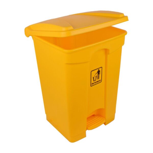 STEP-ON BIN 45L YELLOW BASE / YELLOW LID