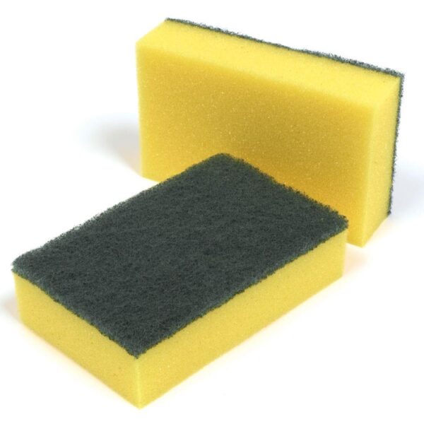 SP27 Basic Sponge Scourer Green / Yellow (1x10)