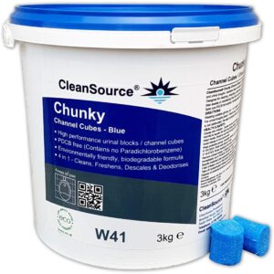 W41-BL CleanSource® CHUNKY CHANNEL CUBES - BLUE -3kg