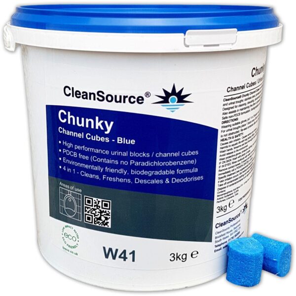 CleanSource® CHUNKY CHANNEL CUBES - BLUE -3kg