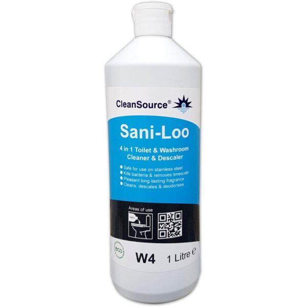 W4S.1L CleanSource® SANI-LOO Toilet & Washroom Cleaner -1L
