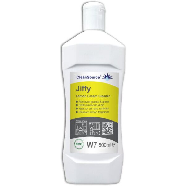 W7 CleanSource® JIFFY Lemon Cream Cleaner- 500ml