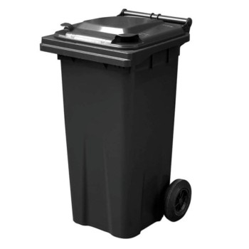 120L Wheelie Bin - Black