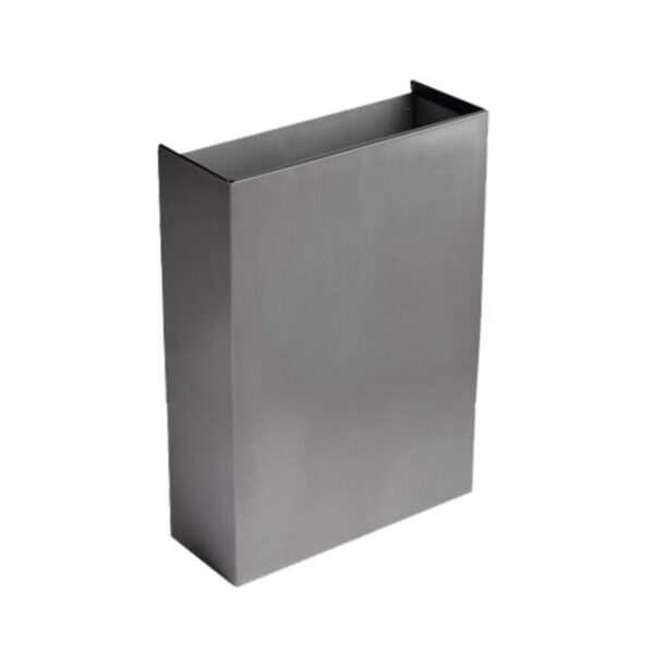 Perola® 30L Slimline Brushed S/Steel Waste Bin - Open Top