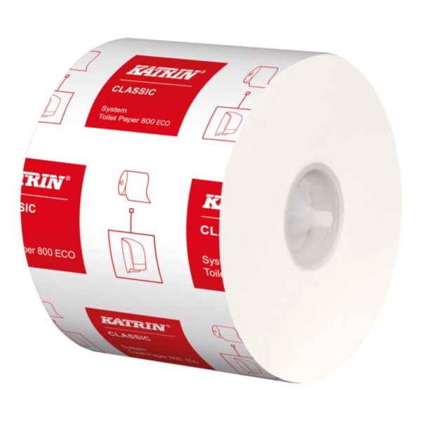 WH245 Katrin 2-Ply Eco System 800 Toilet Rolls (103424) (1x36)