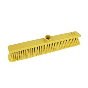 WLST8-YL 18" Stiff YELLOW Hygiene Broom Head