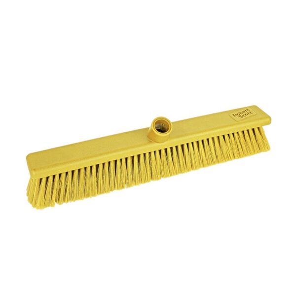 WLST8-YL 18" Stiff YELLOW Hygiene Broom Head