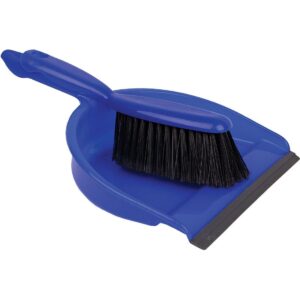 WPSO-BL Blue Dustpan & Soft Brush Set - open