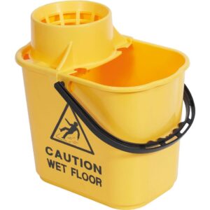 WQ15-YL 15L Professional Socket Mop Bucket - Yellow