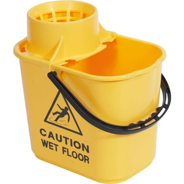 WQ15-YL 15L Professional Socket Mop Bucket - Yellow