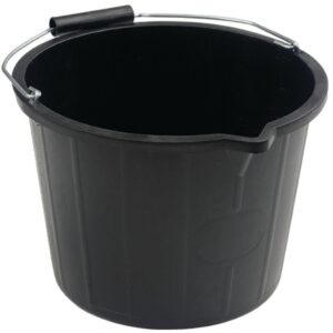 15L Black Builders Bucket