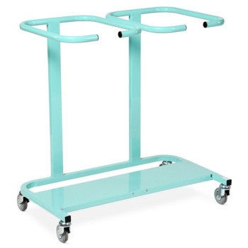 BM Double Soiled Linen Trolley - Mild Steel (Bags not included)