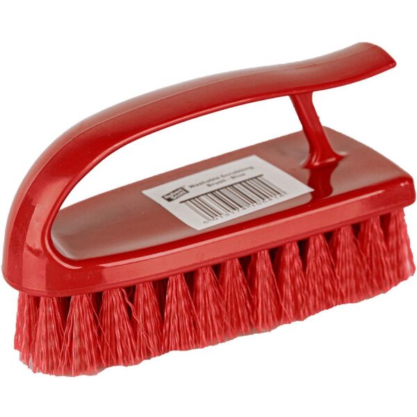 Hygiene Hand Scrub Brush RED